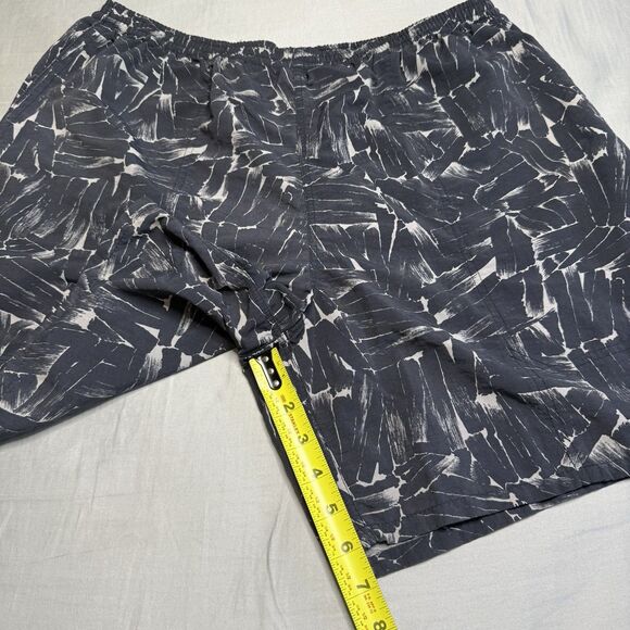 Patagonia Gray Baggies Swim Short Trunks Size Large Pockets Drawstring Lined - Picture 7 of 12